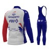 Fietskleding (Fietsshirt Lange Mouw + Lange Koersbroek) 2021 Groupama–FDJ N001